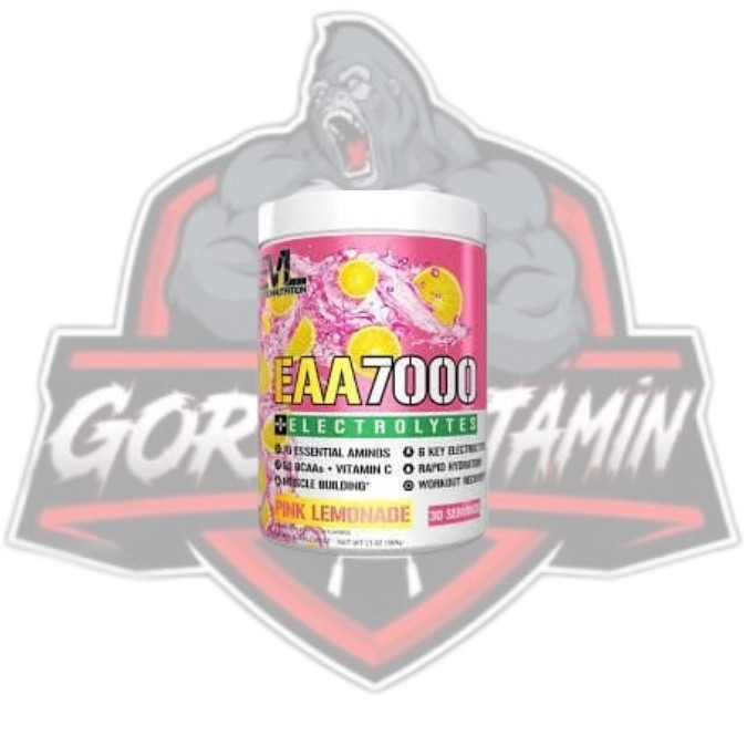 EVLUTİON NUTRİTİON EAA 7000 + ELEKTROLİTLER, PEMBE LİMONATA, 13 OZ (369G)