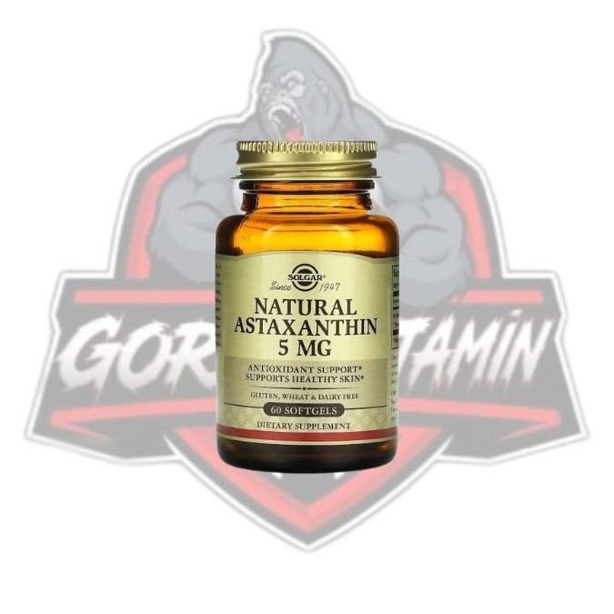 SOLGAR DOĞAL ASTAKSANTİN, 5MG, 60 YUMUŞAK JEL