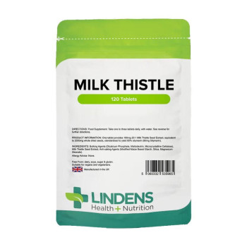 Lindens Milk Thistle Seed Extract 100 mg (2000 mg Eşdeğeri) 120 Tablet