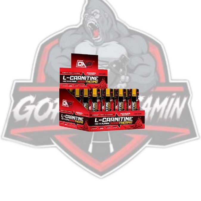 QNP NUTRİTİON L-CARNİTİNE THERMO BULLET 3000 MG 60ML X 20 ADET+BETA ALANİNE