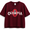 Olympia Oversize T-Shirt Bordo