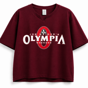 Olympia Oversize T-Shirt Bordo
