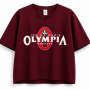 Olympia Oversize T-Shirt Bordo