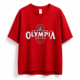 Olympia Oversize T-shirt (KIRMIZI)