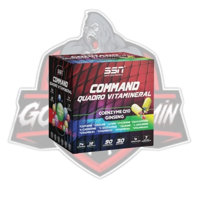 SSN COMMAND QUADRO VİTAMİNERAL 90 KAPSÜL
